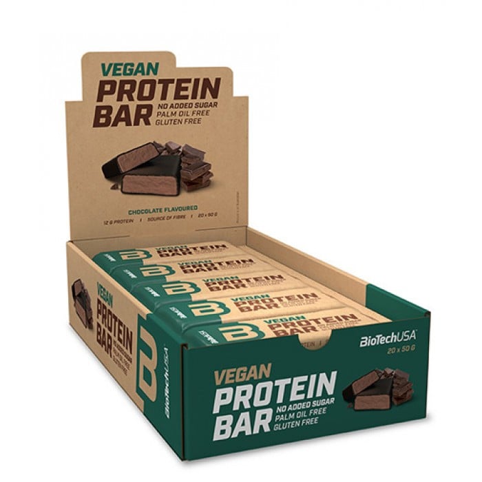 BIOTECH USA Vegan Protein Bar Box / 20 x 50 g